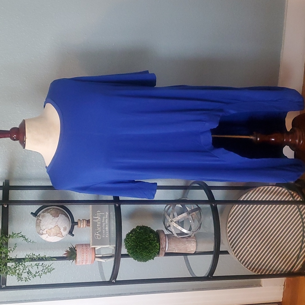 Blue high low top